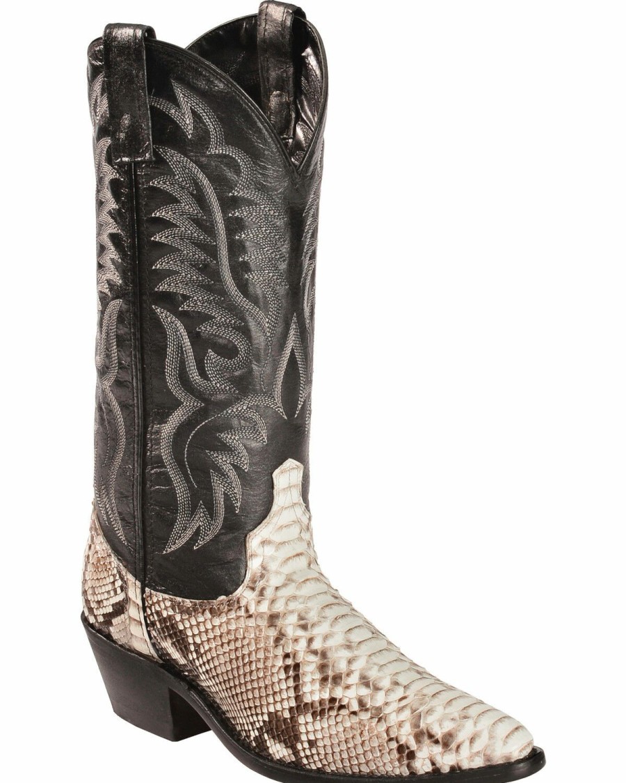 Men * | New Threads Laredo Men'S Exotic Snake Western Boots