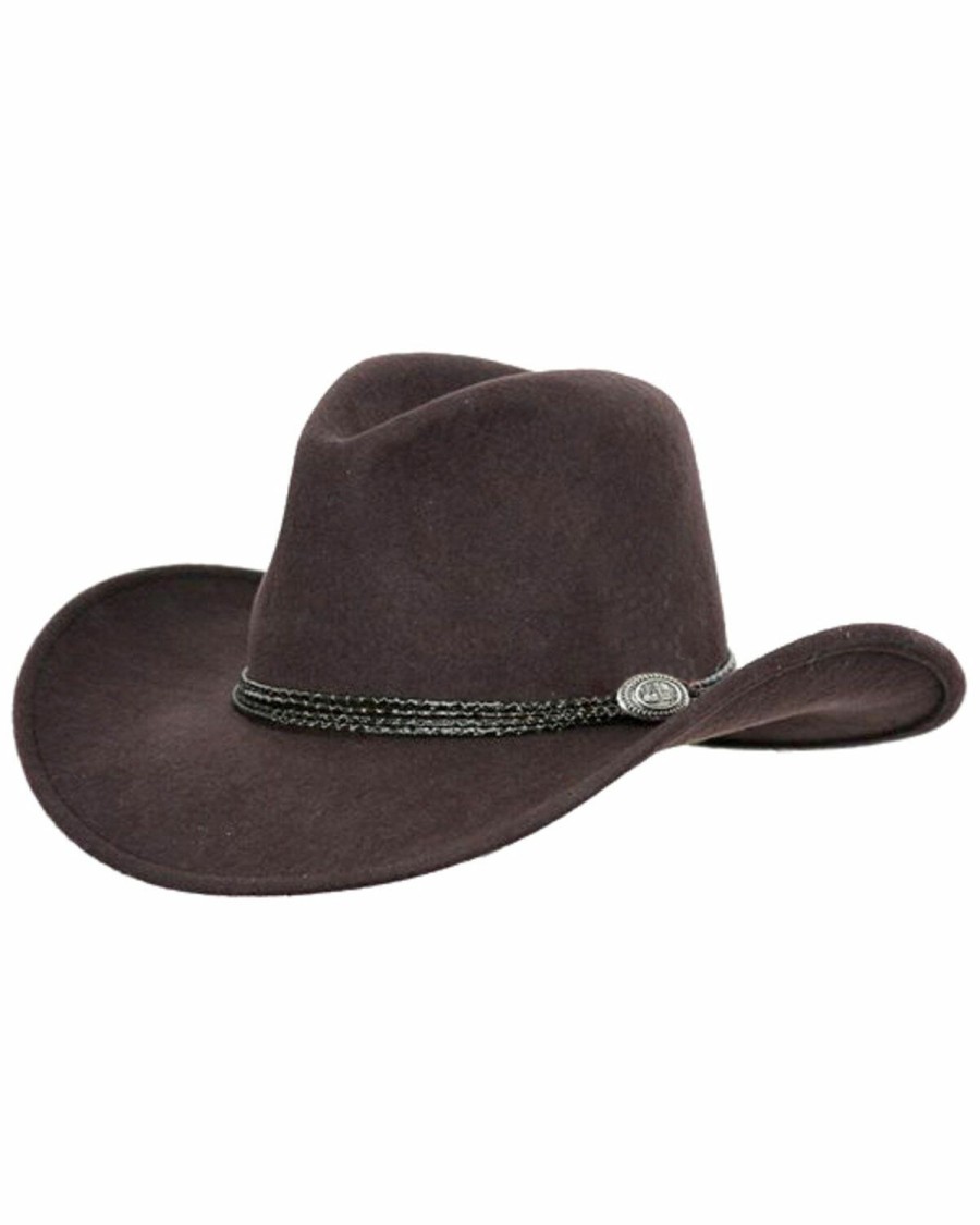 Men * | New Threads Outback Trading Co. Shy Game Crusher Upf50 Australian Wool Hat