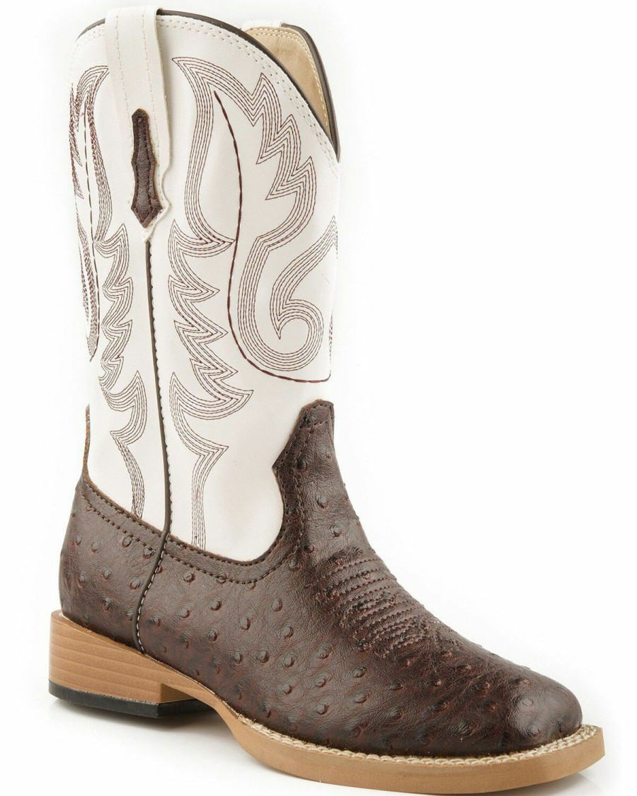 Kids * | Cut Price Roper Kid'S Ostrich Western Boots