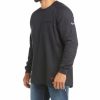 Men * | Cut Price Ariat Men'S Fr Black Air Rig Life Graphic Long Sleeve Work Shirt